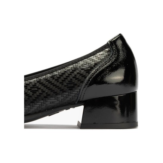 JucaZapatos - Pitillos 11636 - NEGRO - Salon en Lycra con Ribete Elastico Negro