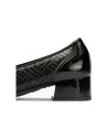 JucaZapatos - Pitillos 11636 - NEGRO - Salon en Lycra con Ribete Elastico Negro