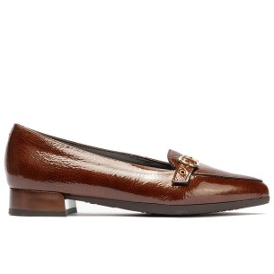 JucaZapatos - Pitillos 11654 - NEGRO/BURDEOS - Mocasín antifaz flecos combinado charol bicolor Negro-Burdeos
