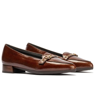 JucaZapatos - Pitillos 11654 - NEGRO/BURDEOS - Mocasín antifaz flecos combinado charol bicolor Negro-Burdeos 2