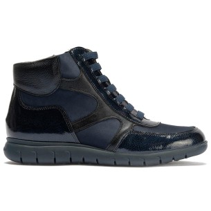 JucaZapatos - Pitillos 20203 - CUERO - Botín Bajo con elásticos y velcro de mujer color cuero