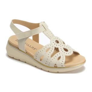 JucaZapatos - Pitillos 11216 - NEGRO - Sandalia con detalles metalizados, tacón medio y pulsera Negro