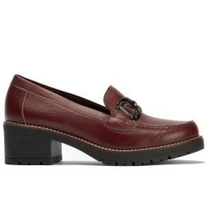 JucaZapatos - Pitillos 11654 - NEGRO/BURDEOS - Mocasín antifaz flecos combinado charol bicolor Negro-Burdeos