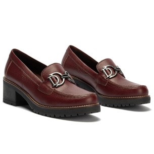 JucaZapatos - Pitillos 11654 - NEGRO/BURDEOS - Mocasín antifaz flecos combinado charol bicolor Negro-Burdeos 2