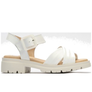 JucaZapatos - Pitillos 11201 - CREMA - Sandalia con tacón bajo tipo mule Crema