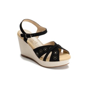 JucaZapatos - Pitillos 11313 - PLATA - Sandalia estilo valenciana con cuña alta y combinado en piel Plata