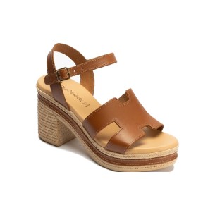 JucaZapatos - Pitillos 11282 - BLANCO - Sandalia con cuña alta, detalles metalizados y cuerda Blanco
