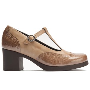 JucaZapatos - Pitillos 100_COCO - BURDEOS - Zapato de Salón Mujer Tacón Alto en Piel Coco Charol Burdeos