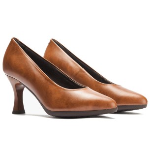 JucaZapatos - Pitillos 10620 - NARANJA - Valenciana cuña pala mujer con hebilla en rafia NARANJA 2
