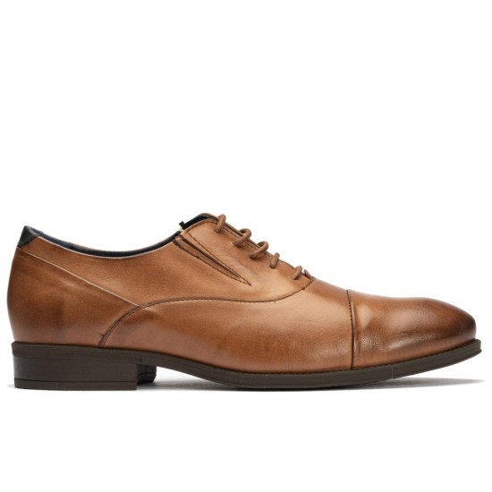 JucaZapatos - Pitillos 40220 - LIBANO - Blucher vestir hombre piel con cordones color libano