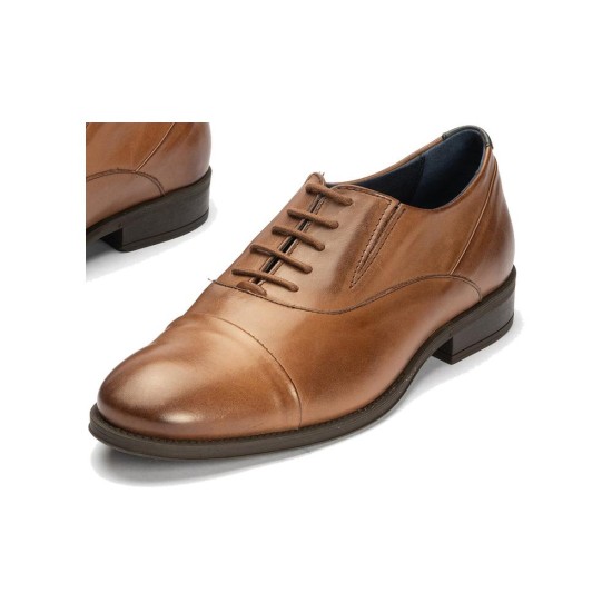 JucaZapatos - Pitillos 40220 - LIBANO - Blucher vestir hombre piel con cordones color libano