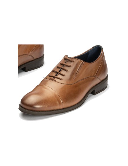 JucaZapatos - Pitillos 40220 - LIBANO - Blucher vestir hombre piel con cordones color libano