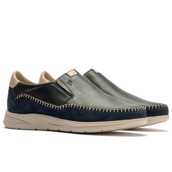 JucaZapatos - Pitillos 40320 - MARINO - Zapato básico tipo slip-on para hombre Marino