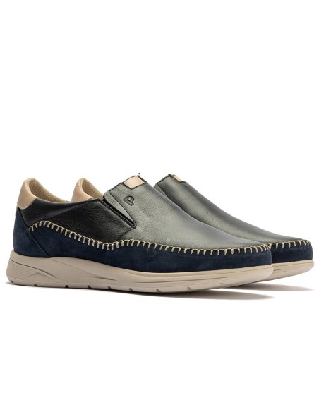 JucaZapatos - Pitillos 40320 - MARINO - Zapato básico tipo slip-on para hombre Marino