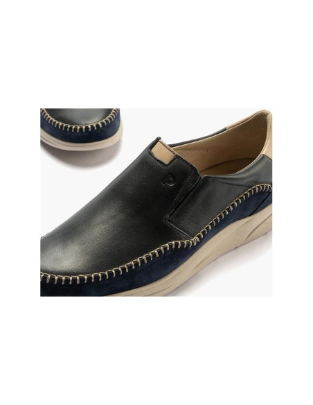 JucaZapatos - Pitillos 40320 - MARINO - Zapato básico tipo slip-on para hombre Marino