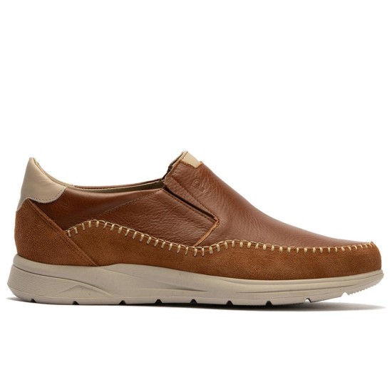 JucaZapatos - Pitillos 40320 - CUERO - Zapato básico tipo slip-on para hombre Cuero