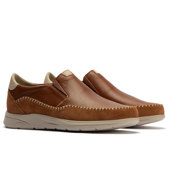 JucaZapatos - Pitillos 40320 - CUERO - Zapato básico tipo slip-on para hombre Cuero