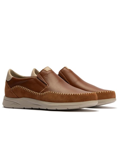 JucaZapatos - Pitillos 40320 - CUERO - Zapato básico tipo slip-on para hombre Cuero