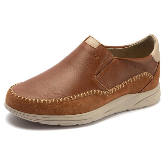 JucaZapatos - Pitillos 40320 - CUERO - Zapato básico tipo slip-on para hombre Cuero