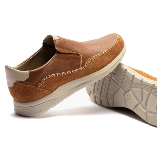 JucaZapatos - Pitillos 40320 - CUERO - Zapato básico tipo slip-on para hombre Cuero