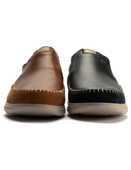 JucaZapatos - Pitillos 40320 - CUERO - Zapato básico tipo slip-on para hombre Cuero