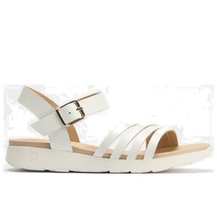JucaZapatos - Pitillos 11221 - NUDE - Sandalia con tacón alto, pulsera y detalle floral en charol Nude
