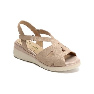 JucaZapatos - Pitillos 11221 - GLACIAL - Sandalia con tacón alto, pulsera y detalle floral en charol Glacial