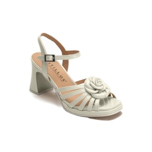 JucaZapatos - Pitillos 11223 - ORO - Sandalia con tacón alto y cruzados Oro