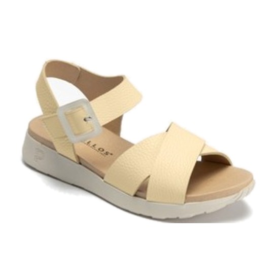 JucaZapatos - Pitillos 11232 - CREMA - Sandalia deportiva con cruzados y pulsera Crema