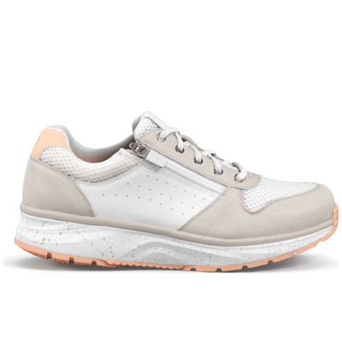 JucaZapatos - Joya Dynamo zip white-beige JY085A