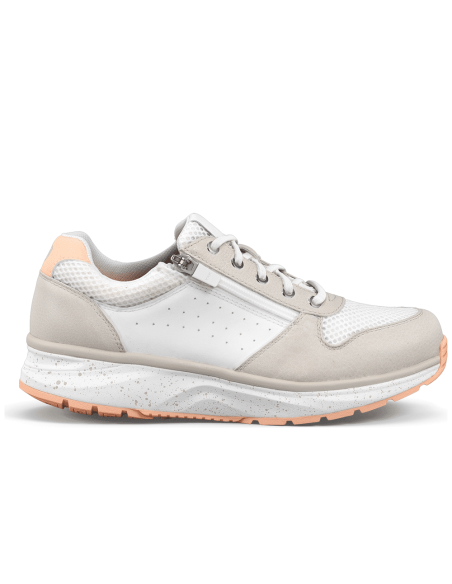 JucaZapatos - Joya Dynamo zip white-beige JY085A