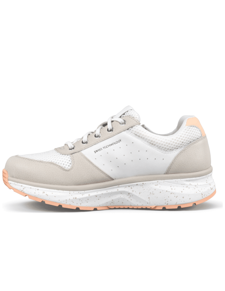 JucaZapatos - Joya Dynamo zip white-beige JY085A