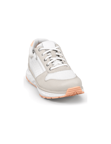 JucaZapatos - Joya Dynamo zip white-beige JY085A