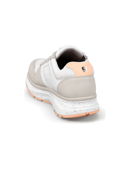 JucaZapatos - Joya Dynamo zip white-beige JY085A