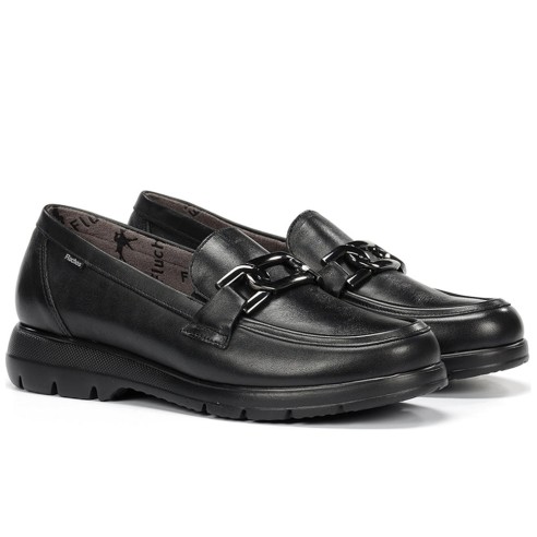 JucaZapatos - Fluchos Gladis f1794 mocasín negro