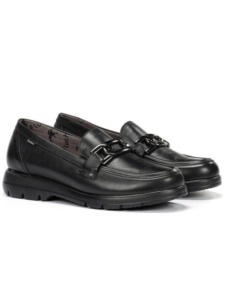 JucaZapatos - Fluchos Gladis f1794 mocasín negro