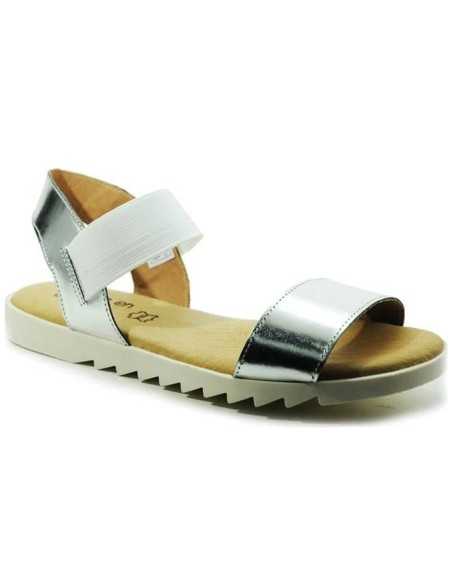 JucaZapatos - Gines 1 blanco plata