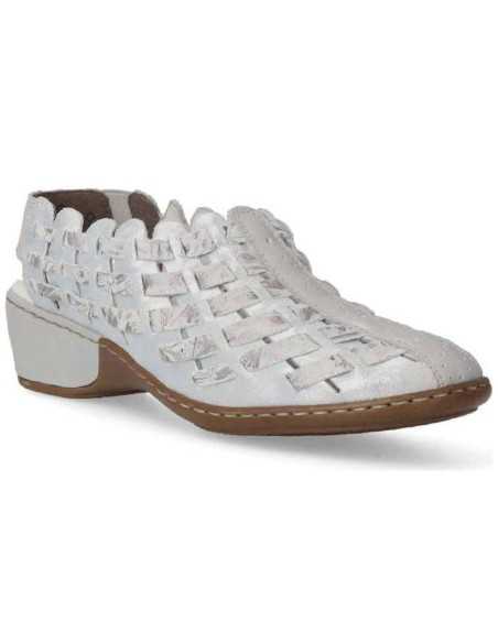 JucaZapatos - Rieker 47156-40 plata
