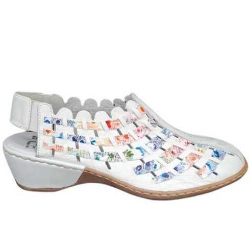 JucaZapatos - Rieker 47156-81 blanco