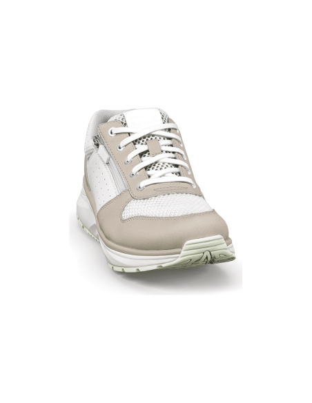 JucaZapatos - Joya Dynamo zip white-green JY129A