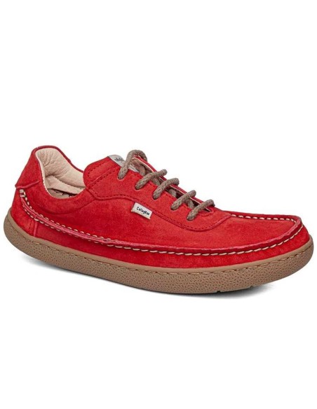 JucaZapatos - Callaghan 63100 Zero-Shoe Sra Nobuk Rojo