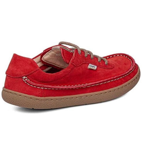 JucaZapatos - Callaghan 63100 Zero-Shoe Sra Nobuk Rojo