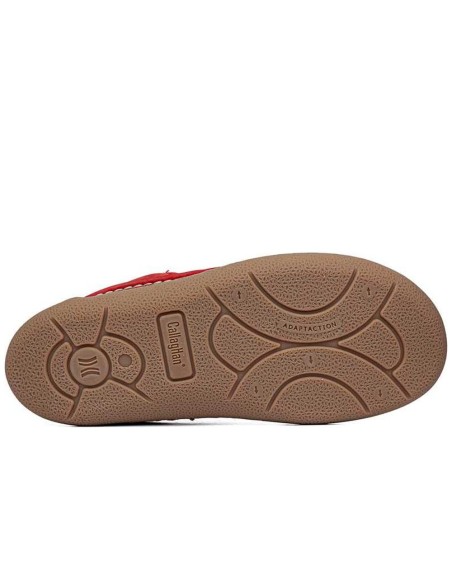 JucaZapatos - Callaghan 63100 Zero-Shoe Sra Nobuk Rojo