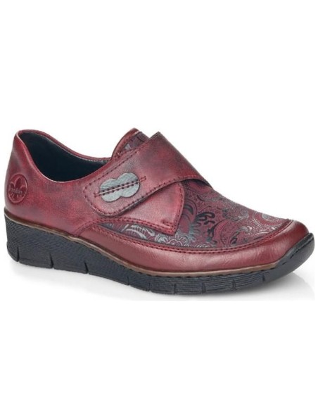 JucaZapatos - Rieker 537c0-35 burdeo