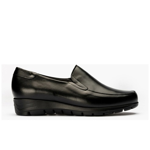 JucaZapatos - Pitillos 107 - NEGRO - Mocasín Mujer Cuña Baja Negro