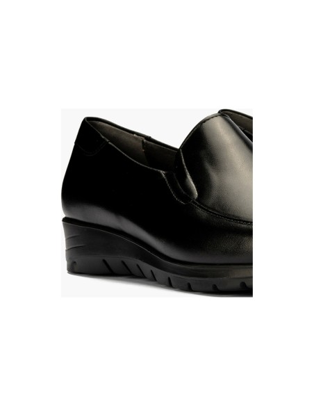 JucaZapatos - Pitillos 107 - NEGRO - Mocasín Mujer Cuña Baja Negro