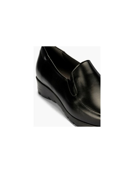 JucaZapatos - Pitillos 107 - NEGRO - Mocasín Mujer Cuña Baja Negro