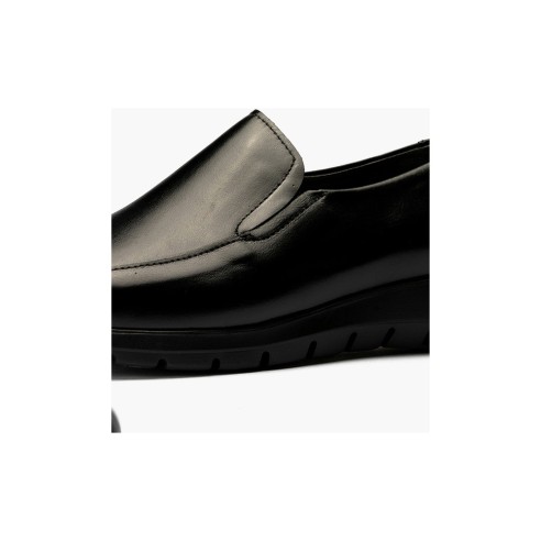 JucaZapatos - Pitillos 107 - NEGRO - Mocasín Mujer Cuña Baja Negro