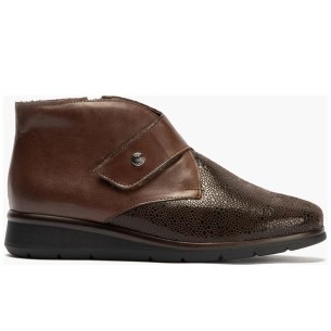 JucaZapatos - Pitillos 10895 - CUERO - Botín Chelsey en Coco de mujer color cuero