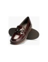 JucaZapatos - Pitillos 10890 - BURDEOS - Mocasín en Charol con adorno de mujer color burdeos